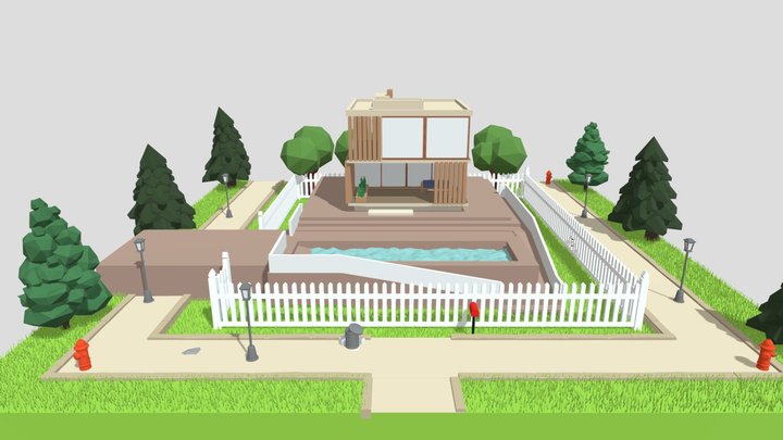 Metavillage 548 Bridgeport Drive V2 3D Model