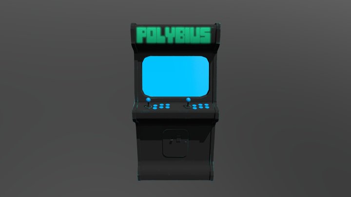 Polybius Arcade Cabinet 3D Model
