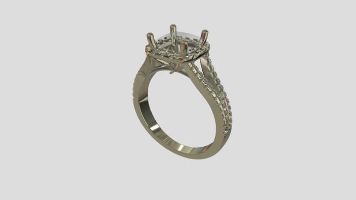 AHR036 goldring wedding engagement luxury – Free 3D Model STL