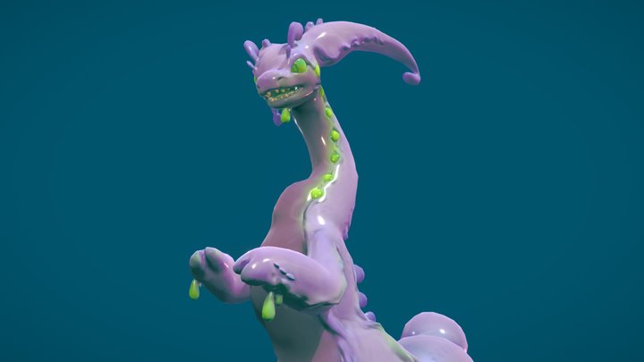 Goodra 3D Model