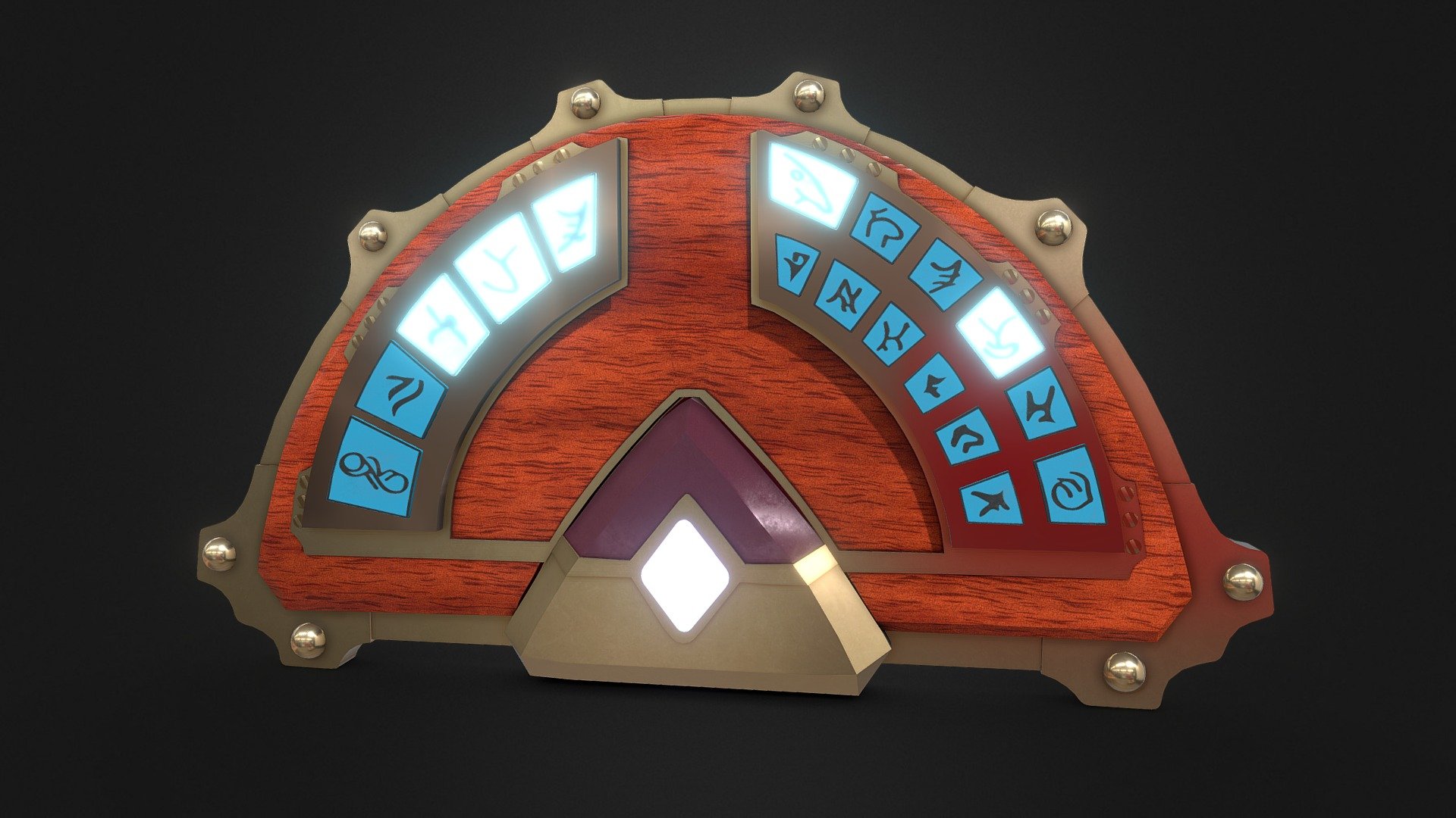 Ori Control ring Panel (Low poly) Download Free 3D model by hdl