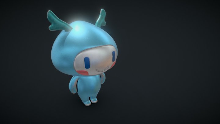 Little Dragon 3D Model