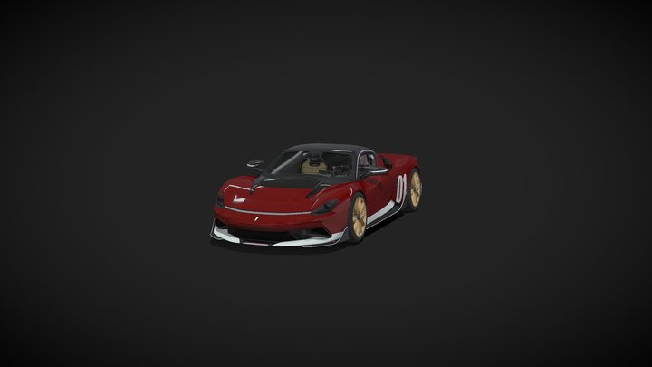 Pininfarina Battista Edizione Nino Farina 3D Model