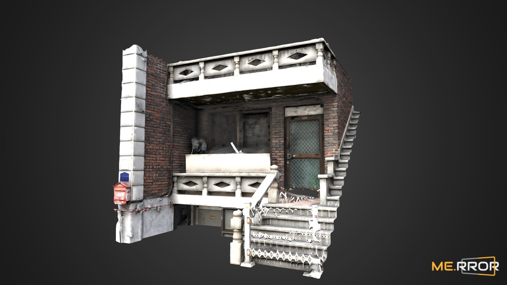 Korean House Parapet - Buy Royalty Free 3D model by ME.RROR Studio ...