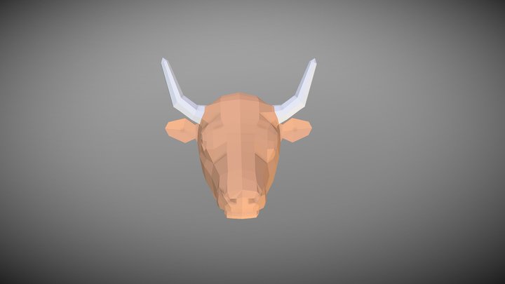 Paper cow 3D Model