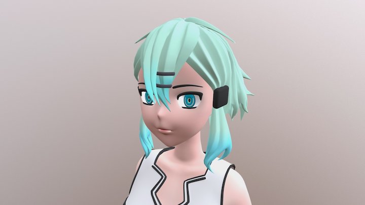 Sinon Fan Made model (without coat) 3D Model