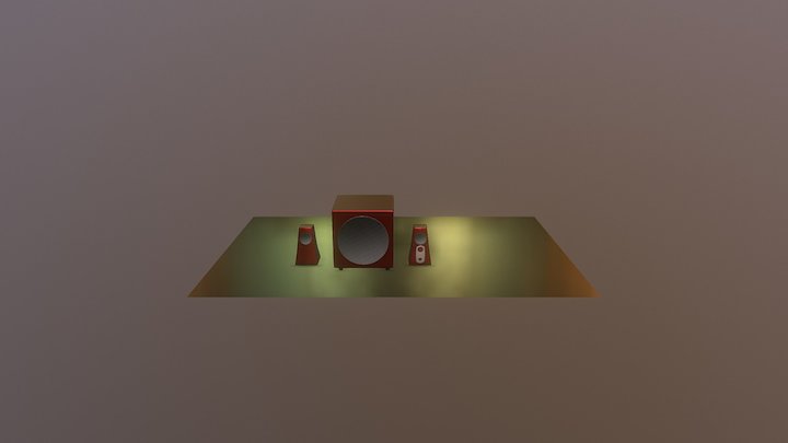 Speakers 3D Model