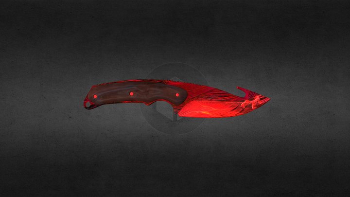 Gut knife l Phoenix 3D Model