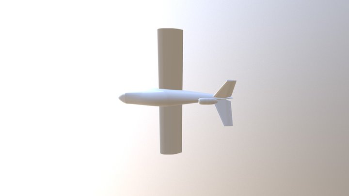 Airplane 0016 Off 3D Model