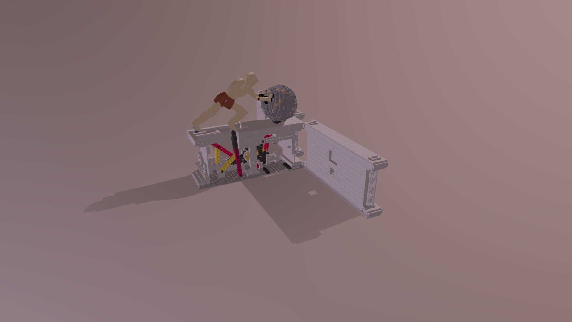 LEGO Sisyphus — Sketchfab embed 3D viewer