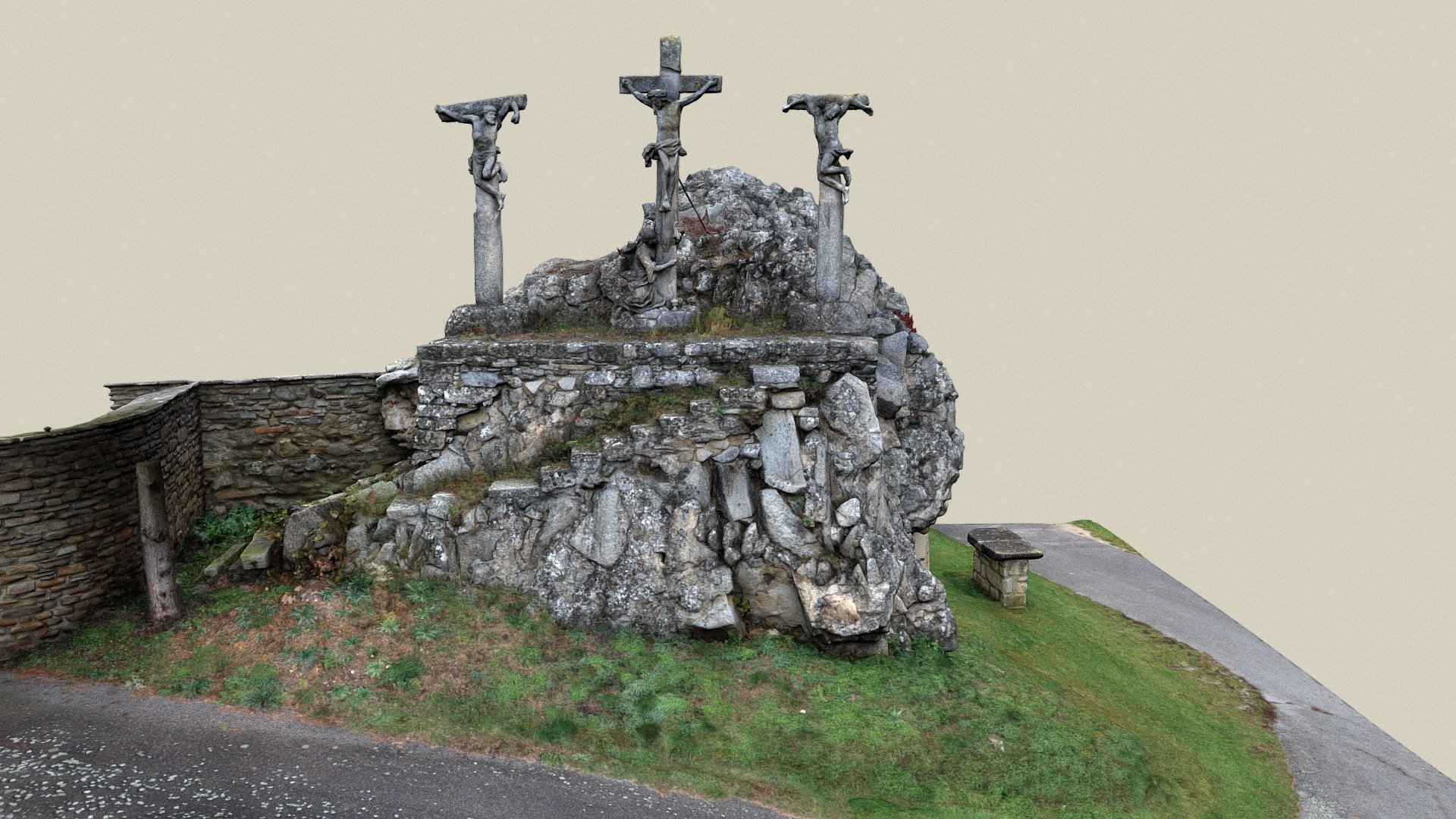 Kalvarienberg — Sketchfab embed 3D viewer
