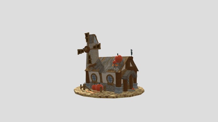 Halloween_House 3D Model