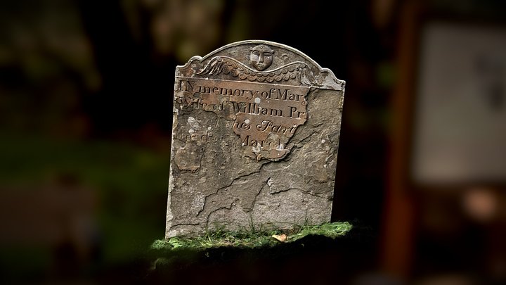 Grave, St. Peter's Church of Llanwenarth Citra – Free 3D Model STL