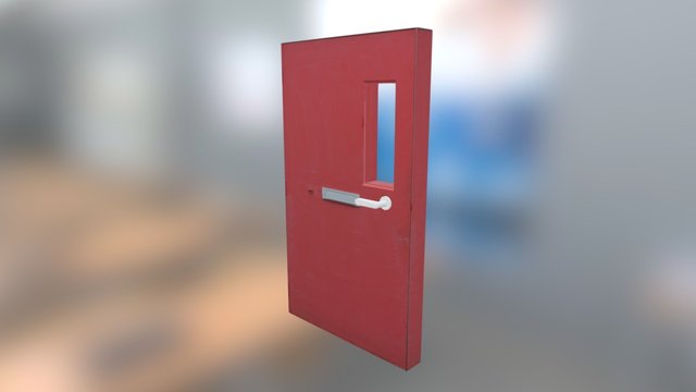 Building Door 3D Model