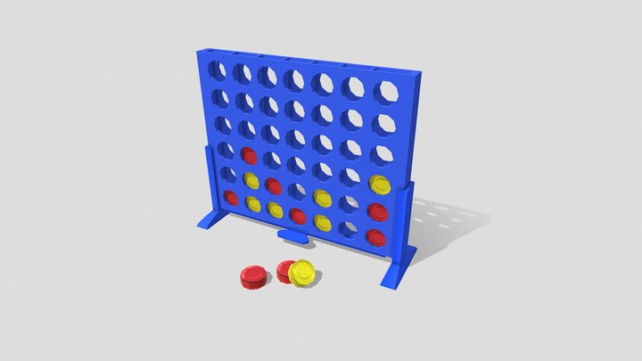 Connect 4 3D Model