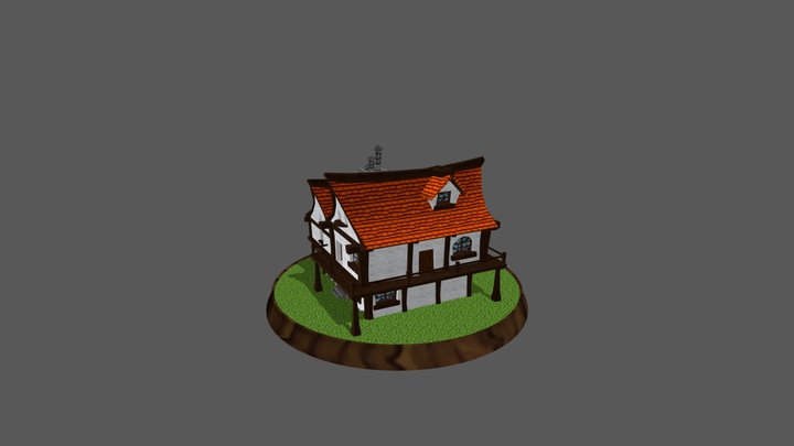 House Texturing p018555j 3D Model