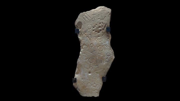 Estela del Guerrero 3D Model