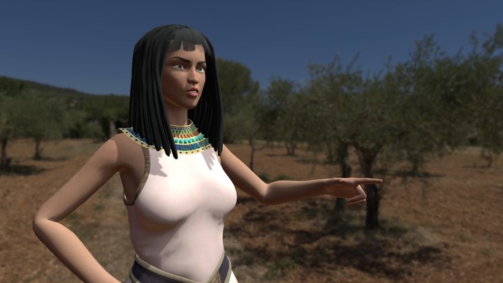 High cost Cleopatra 3D Model