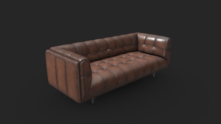 Old Sofa (FREE) 3D Model