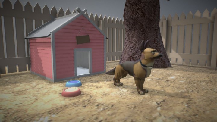 Dog House Project 3D Model