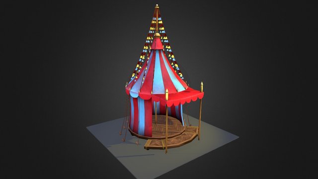 Balthazar's Tent 3D Model