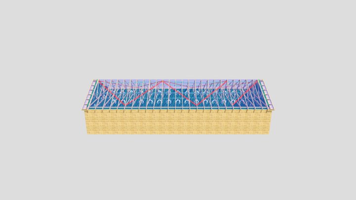 P13418B, Garage roof 3D Model