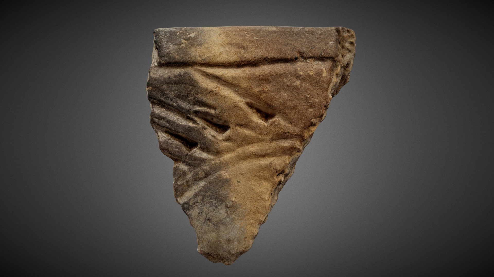 Early Coles Creek Rim Fragment