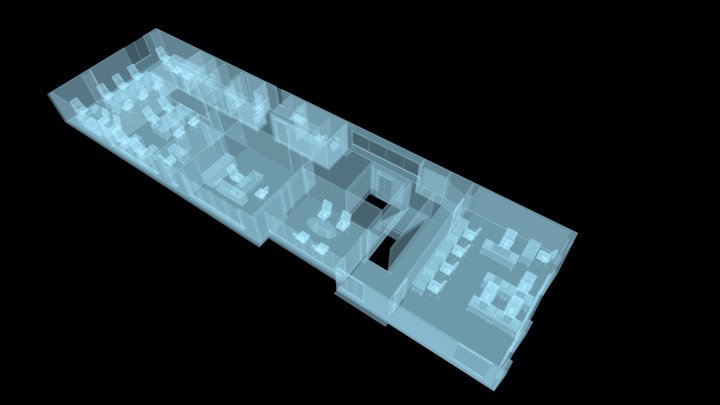 Piramid Building 4th Floor 3D Model
