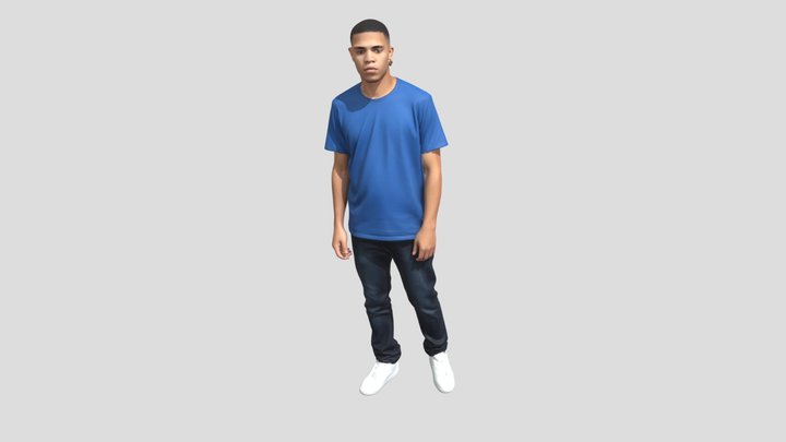 Blue Tee Portrait