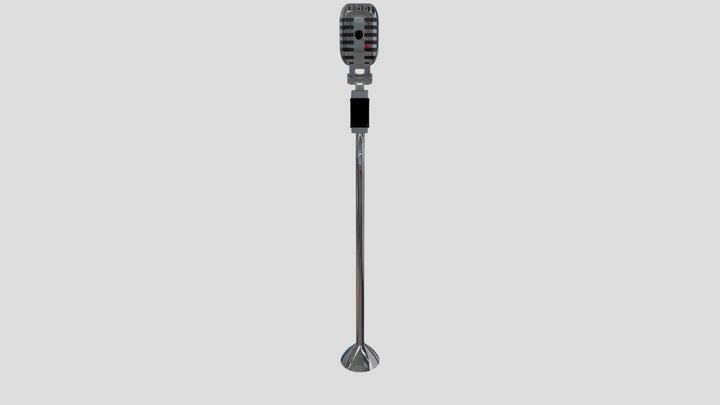 Old Microphone 3D Model