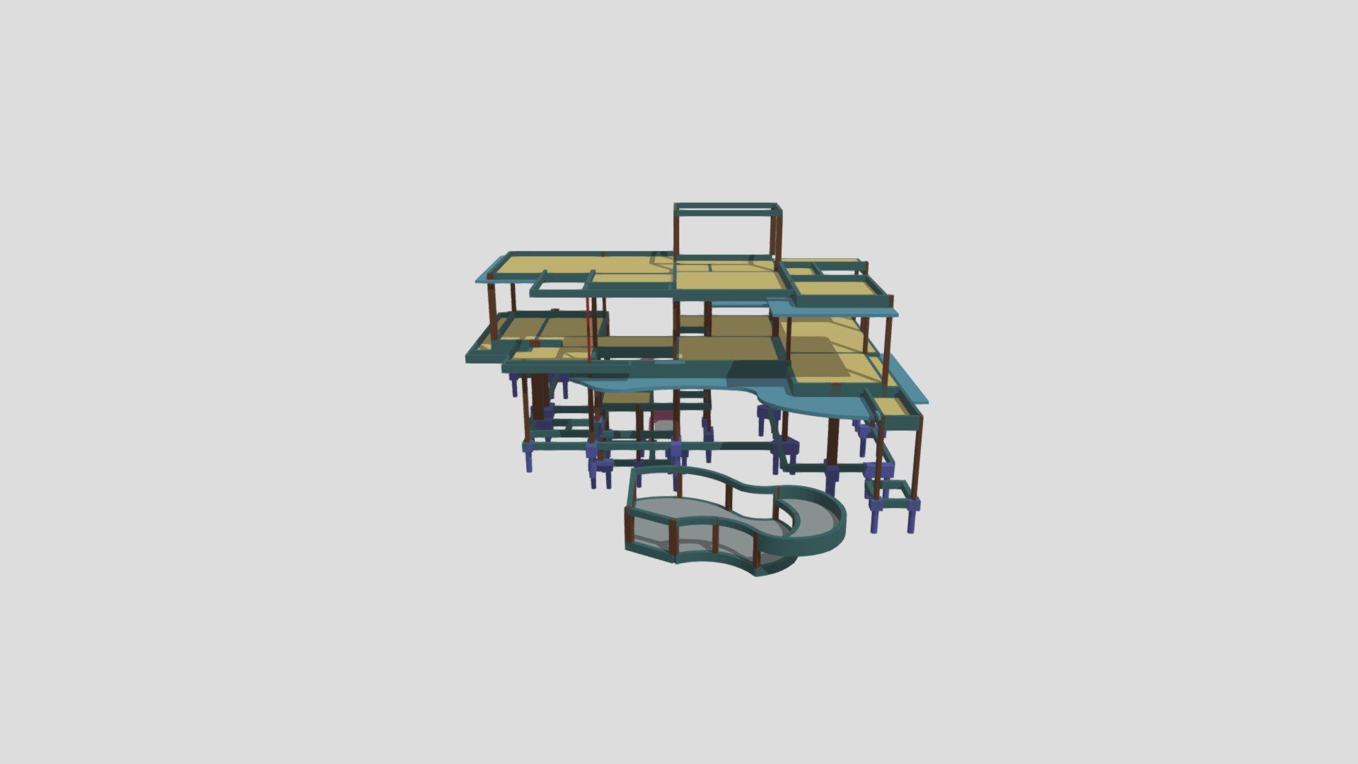 3D Residência PC - Condomínio Pitangueiras