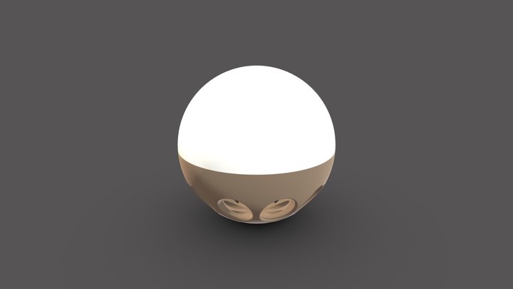 Esfera 1 rectificada v2 3D Model