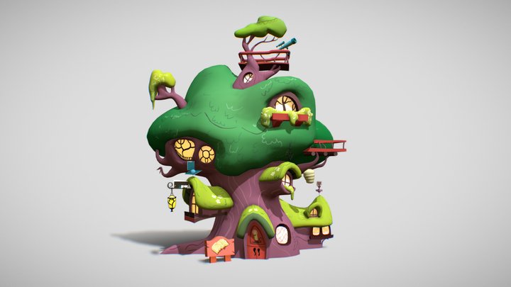 Treebrary 3D Model