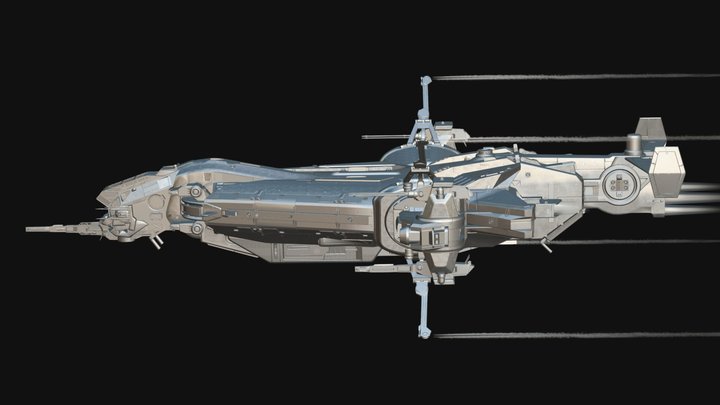 GS-35M Breakdown Animation 3D Model