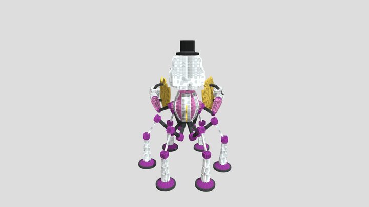 Fnaf 9 Minecraft 3D Model