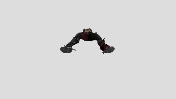 Laying Seizure 3D Model
