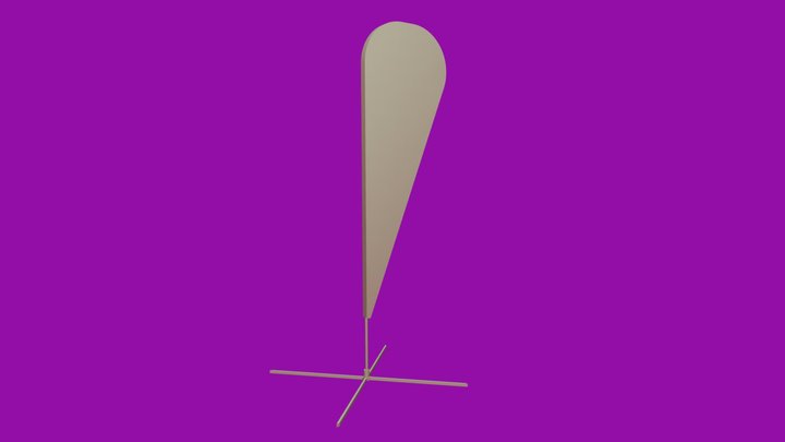 Flag UAV | Drone racing equipment 3D Model