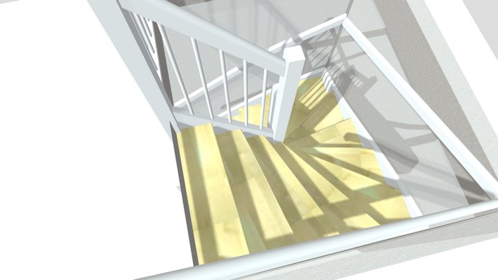 Hakola Jutta koivu askelmat 3D Model