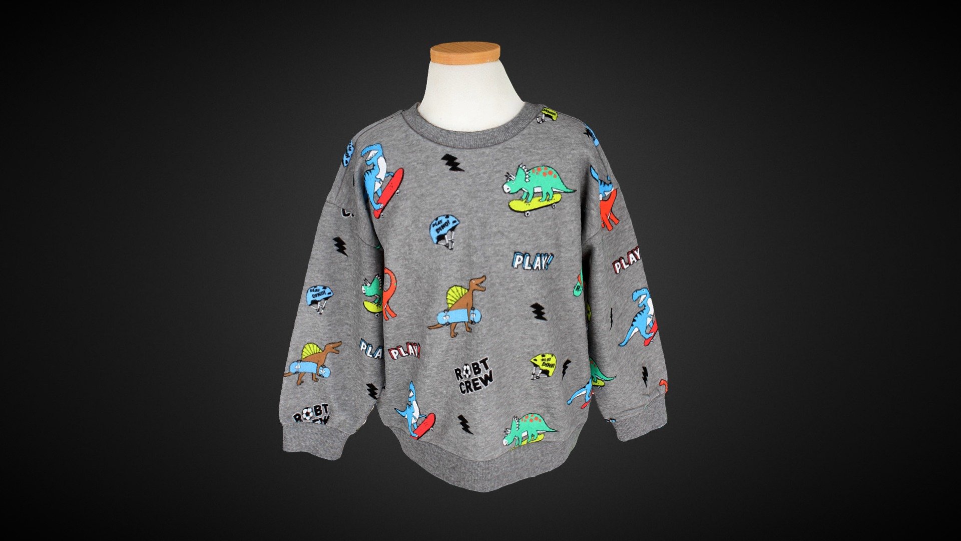 Fleece Sweatshirt - Buy Royalty Free 3D model by Spark Studio ...