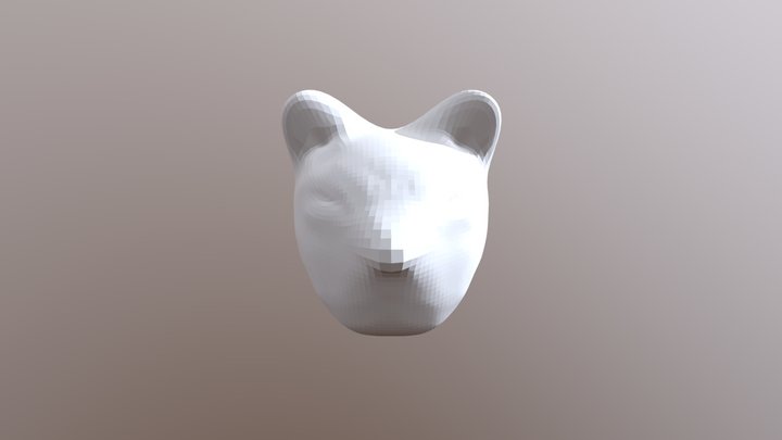 Cat Head 00 3D Model