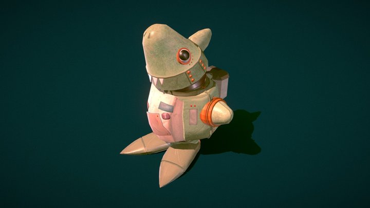 Shark Robot ! 3D Model