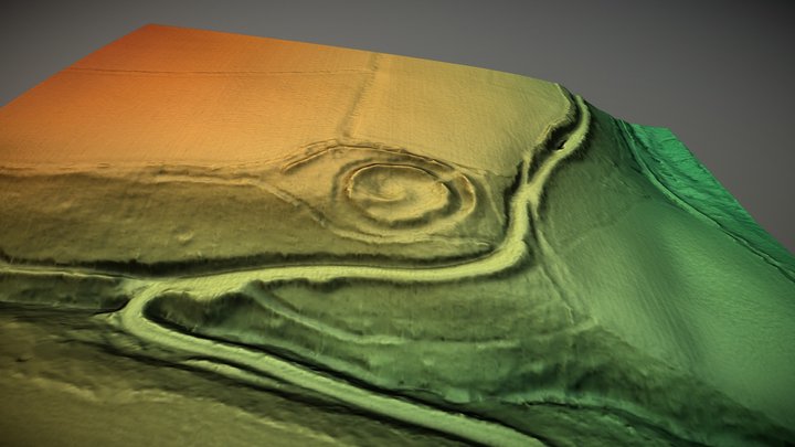 Penhargard Castle, Cornwall (UK) – Modèle 3D gratuit STL