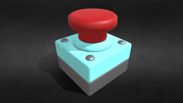 Button 3D Model