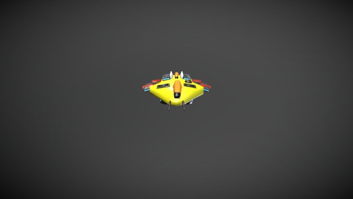 Spaceship 3D Model