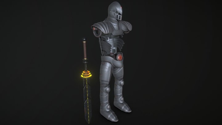 Blacksmith - Armor&Sword 3D Model