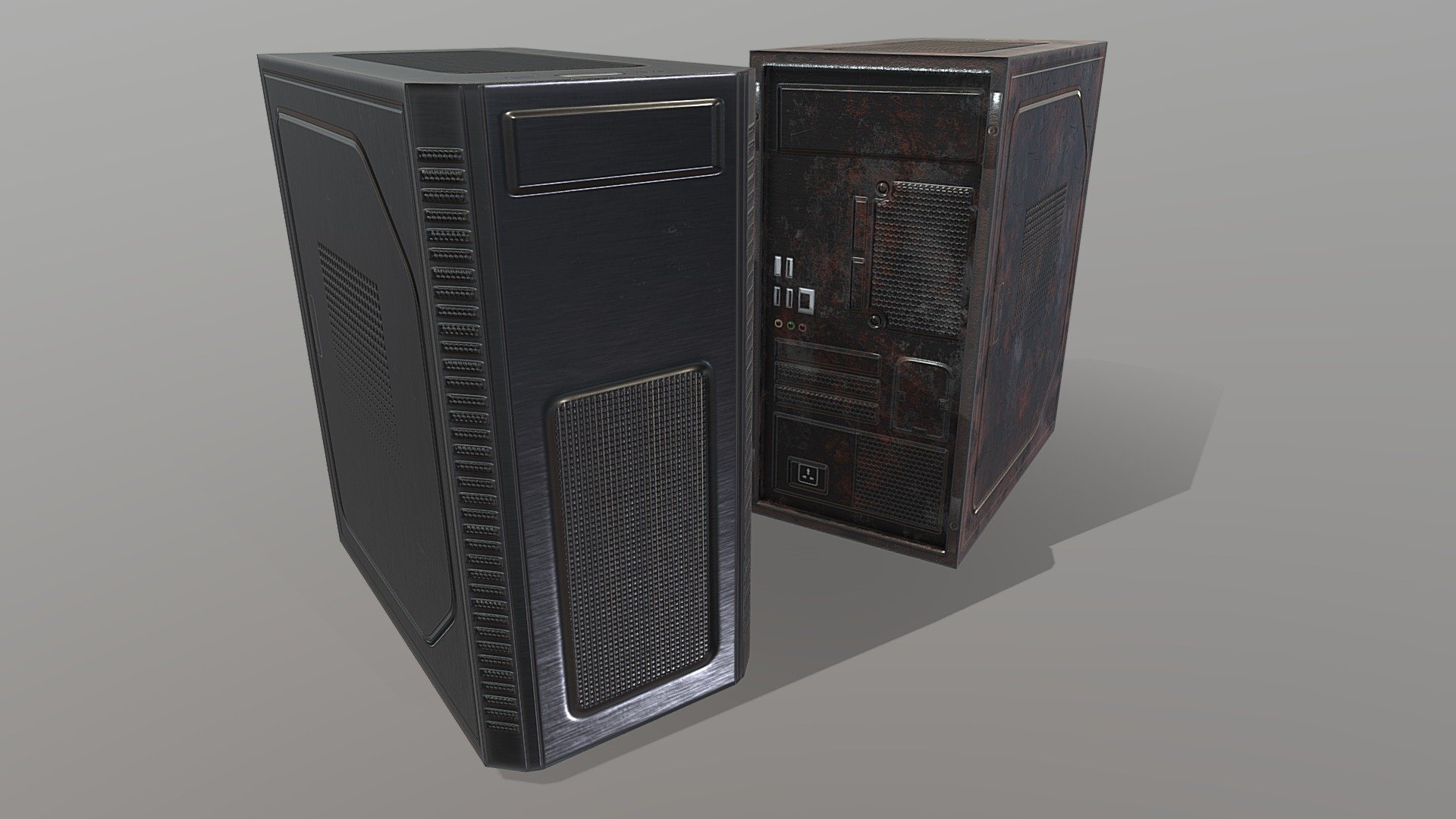 PC case Buy Royalty Free 3D model by Sousinho [90ce460] Sketchfab Store