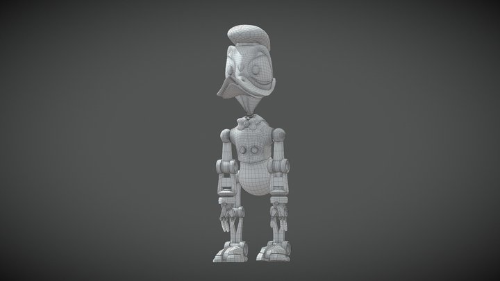 Pato Robot 3D Model