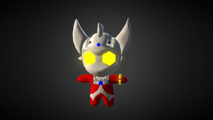 Ultraman Taro 3D Model