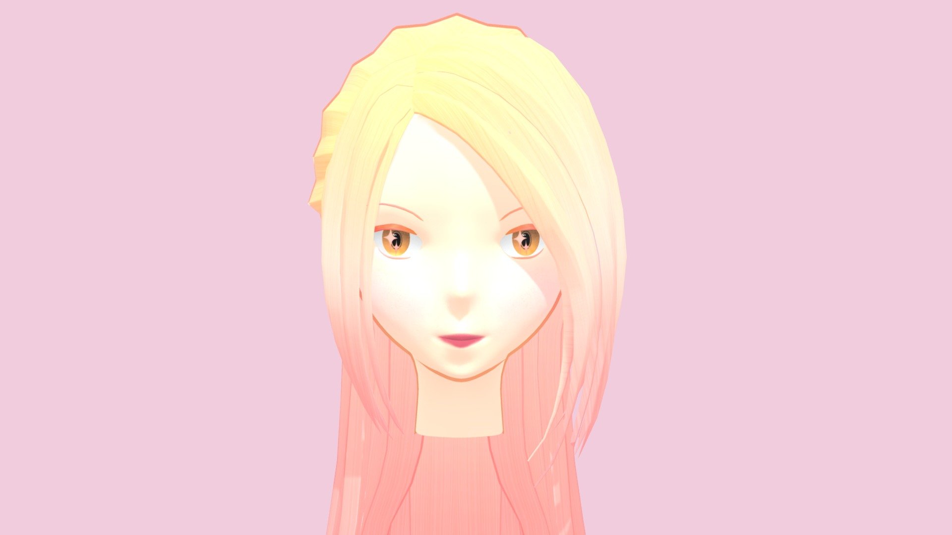 Anime Face Model - Download Free 3D model by Prasin Shrestha ...