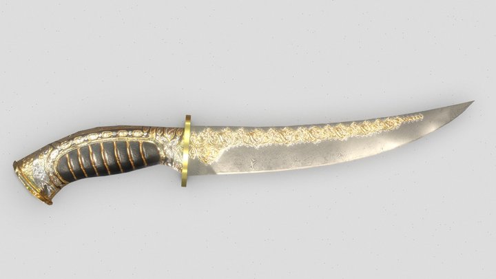Arabic style Dagger 3D Model